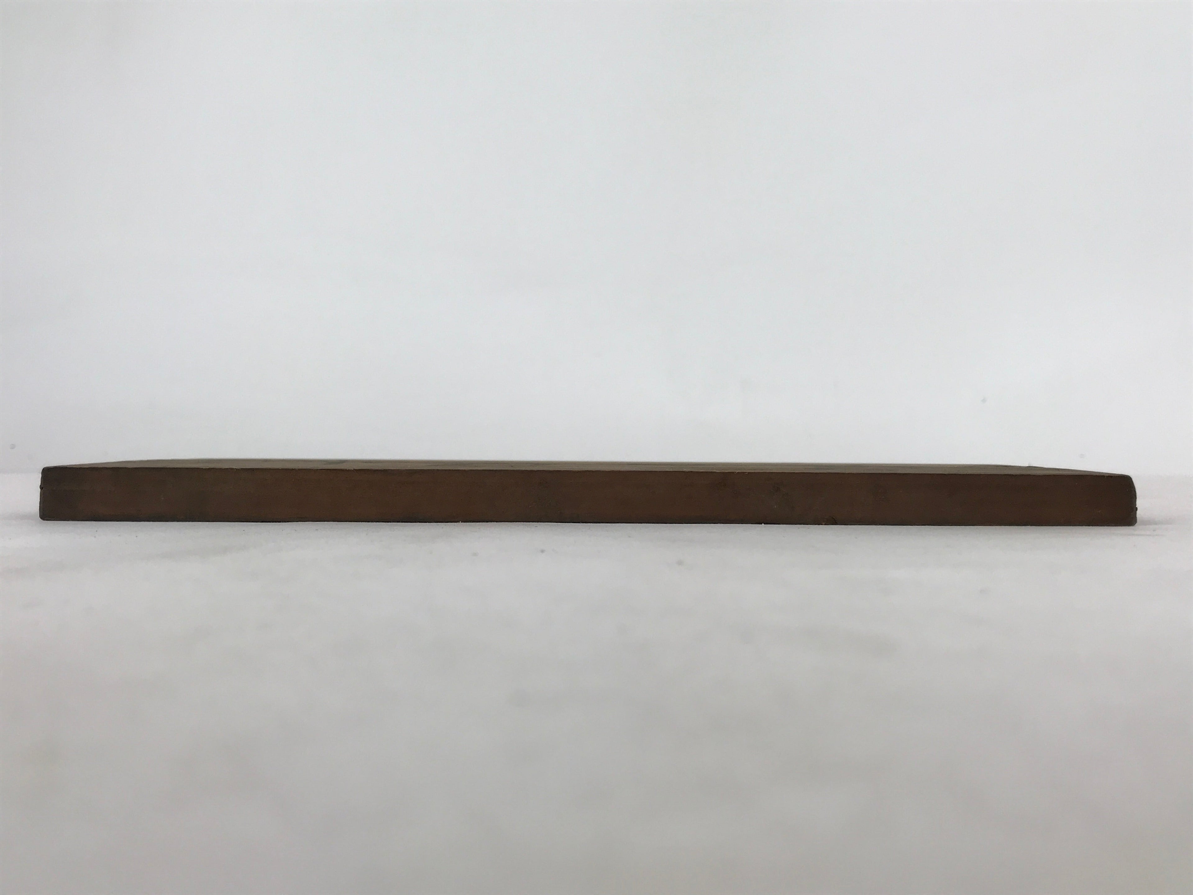 Japanese Wooden Business Signboard Tablet Closed Today Vtg Kanji Brown JK650