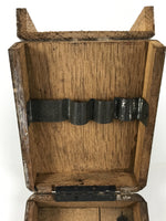 Japanese Wooden Calligraphy Tool Box Vtg Suzuribako Shodo Shuji Stand JK939