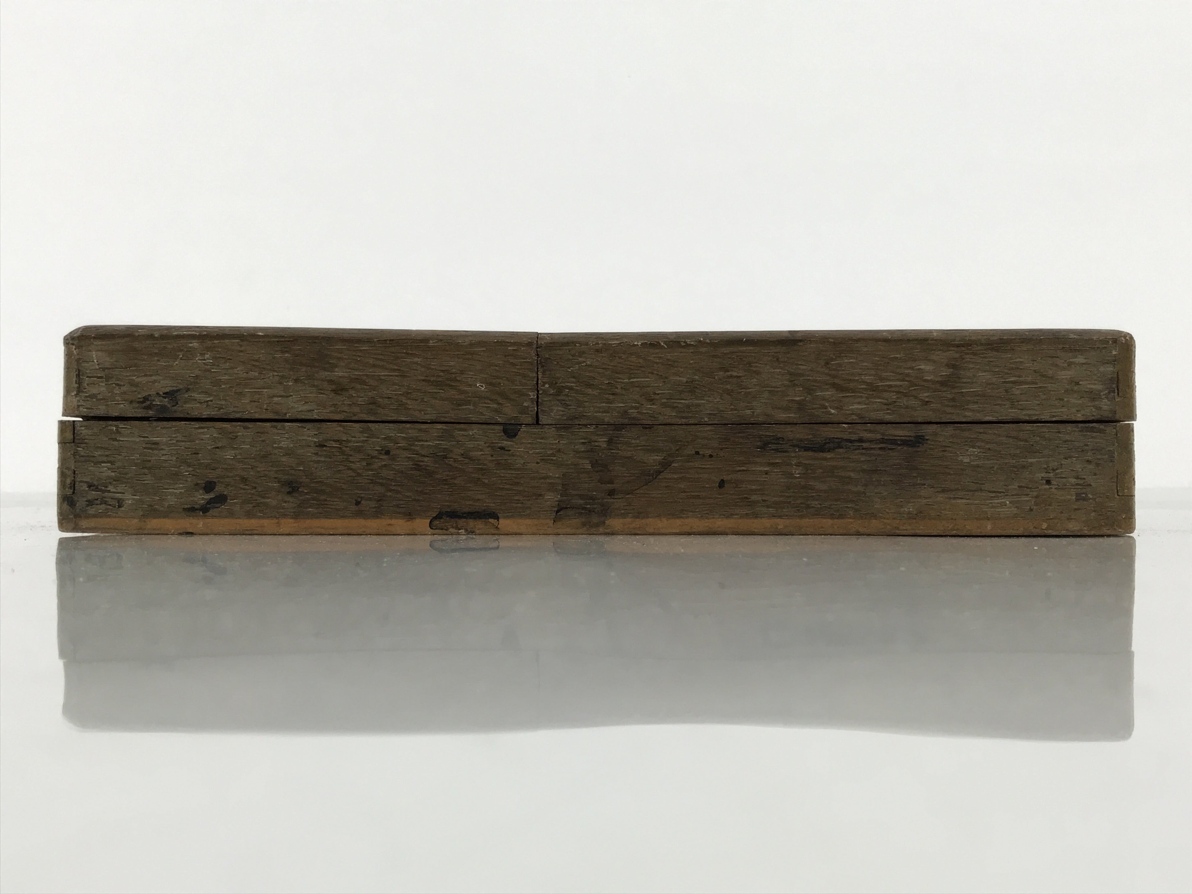 Japanese Wooden Calligraphy Tool Box Vtg Suzuribako Shodo Shuji Stand JK939