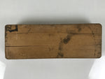 Japanese Wooden Calligraphy Tool Box Vtg Suzuribako Shodo Shuji Stand JK939