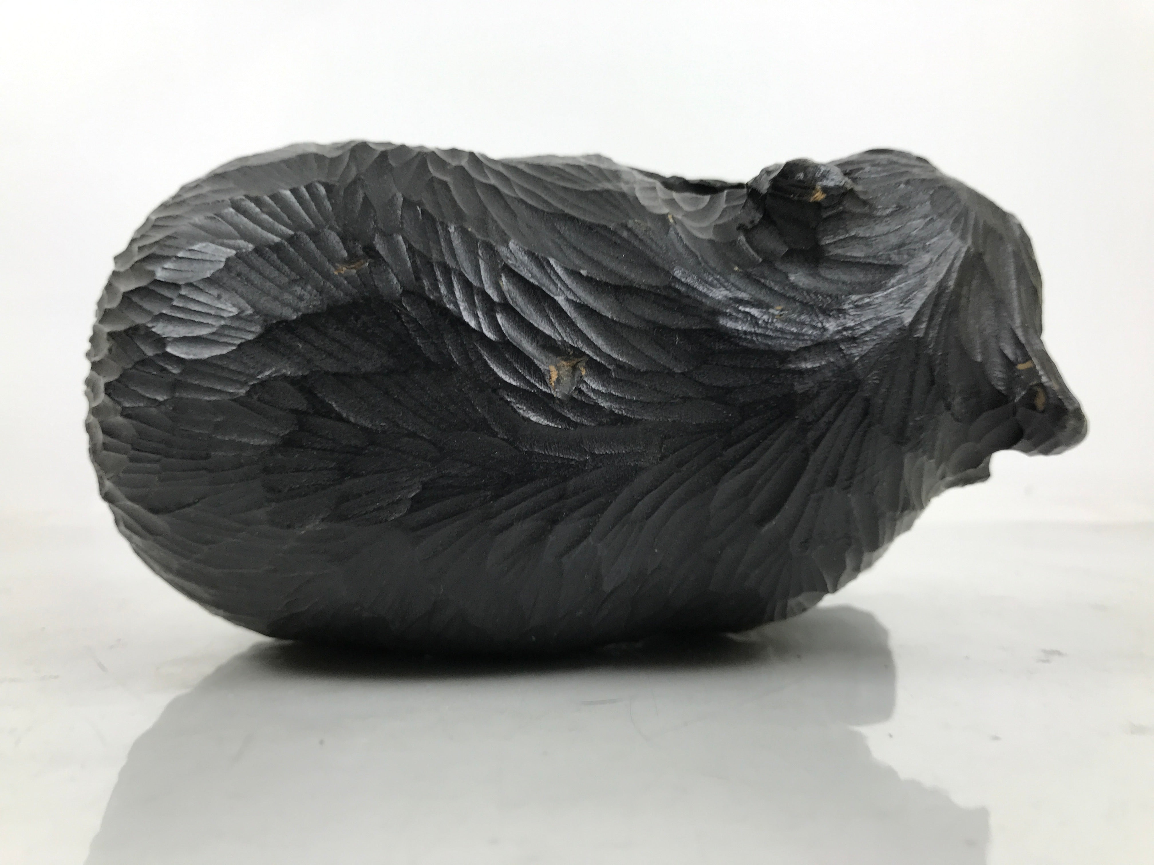 Japanese Wooden Carved Ainu Bear Statue Vtg Sculpture Hokkaido Brown AB122