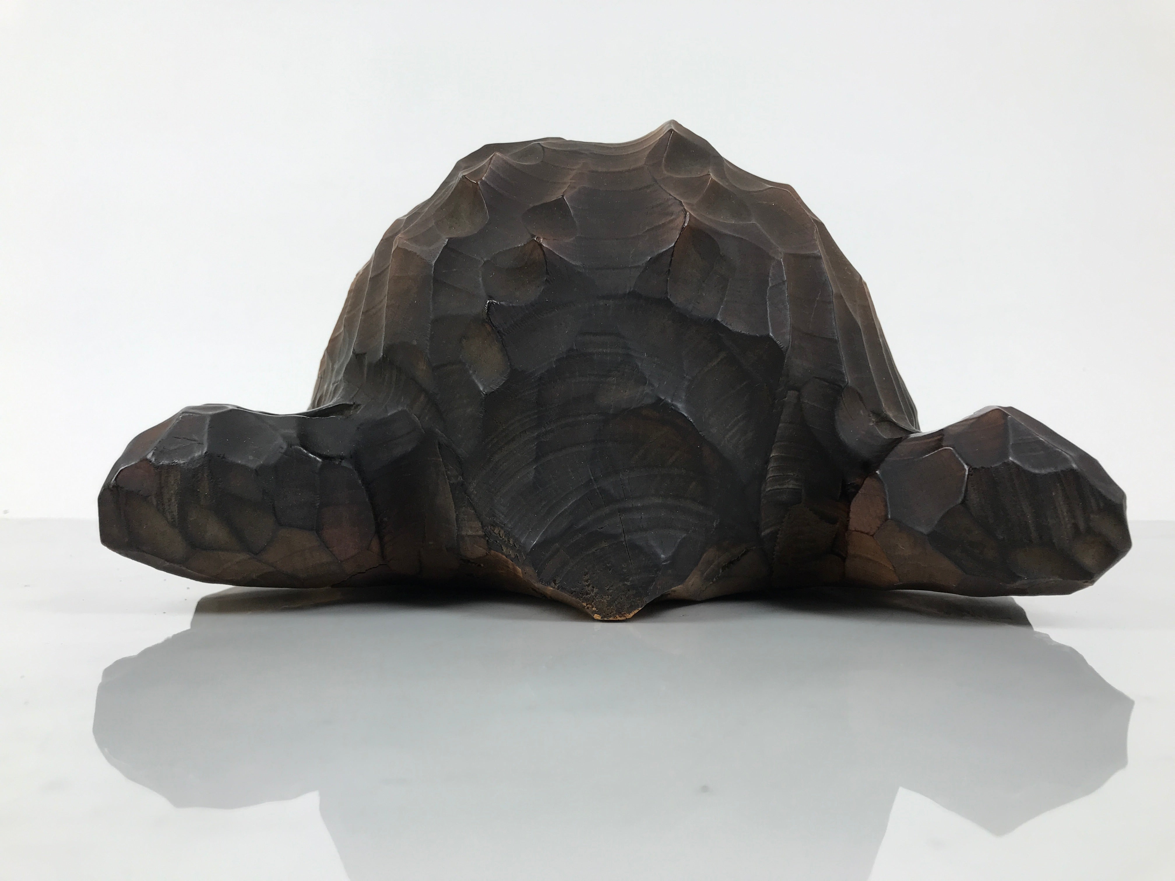 Japanese Wooden Carved Ainu Bear Wall Hanging Decor Vtg Hokkaido Brown AB126