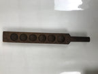 Japanese Wooden Carved Cake Mold Kashigata Sweet Wagashi Vtg Round Shape Kg569