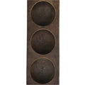 Japanese Wooden Carved Cake Mold Kashigata Sweet Wagashi Vtg Round Shape Kg569