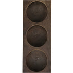 Japanese Wooden Carved Cake Mold Kashigata Sweet Wagashi Vtg Round Shape Kg569