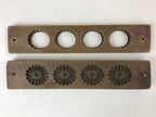 Japanese Wooden Carved Kashigata Cake Mold Sweet Wagashi Chrysanthemum Kg512
