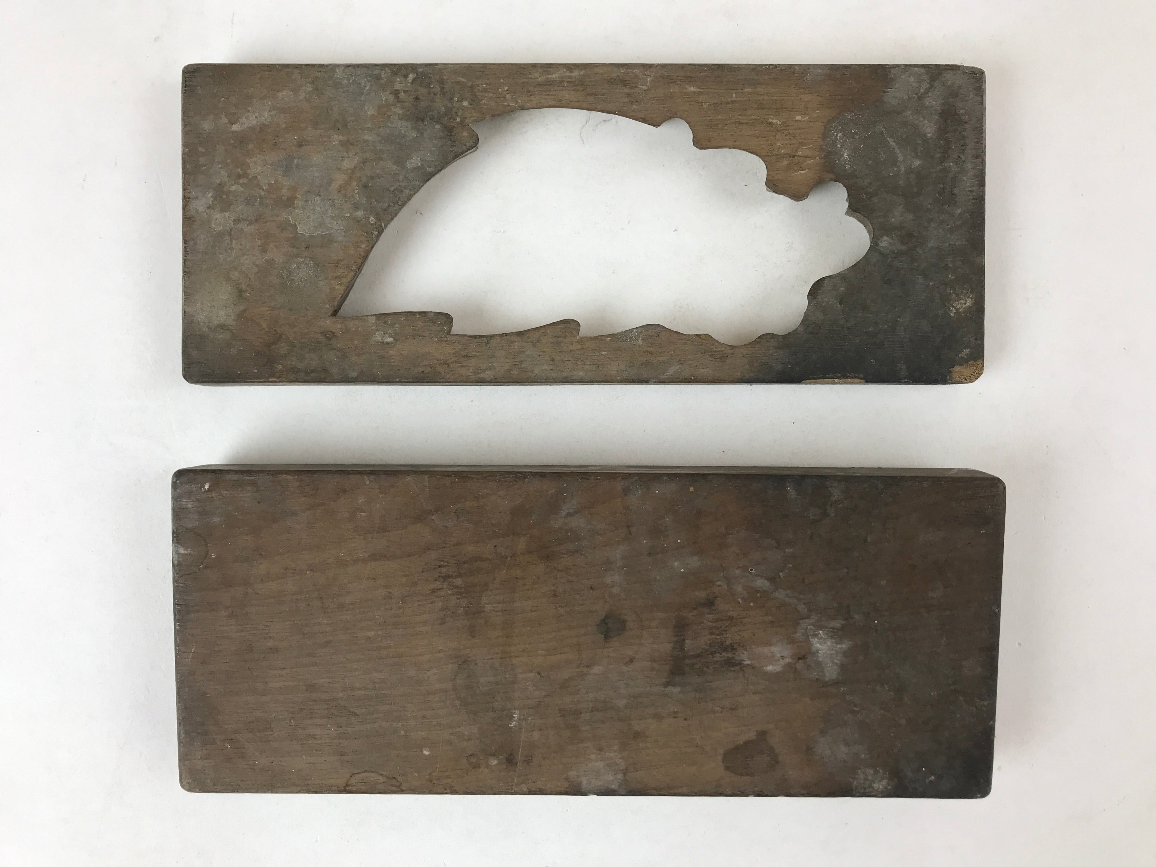 Japanese Wooden Carved Kashigata Cake Mold Sweet Wagashi Minogame Turtle Kg489