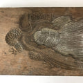Japanese Wooden Carved Kashigata Cake Mold Sweet Wagashi Minogame Turtle Kg489