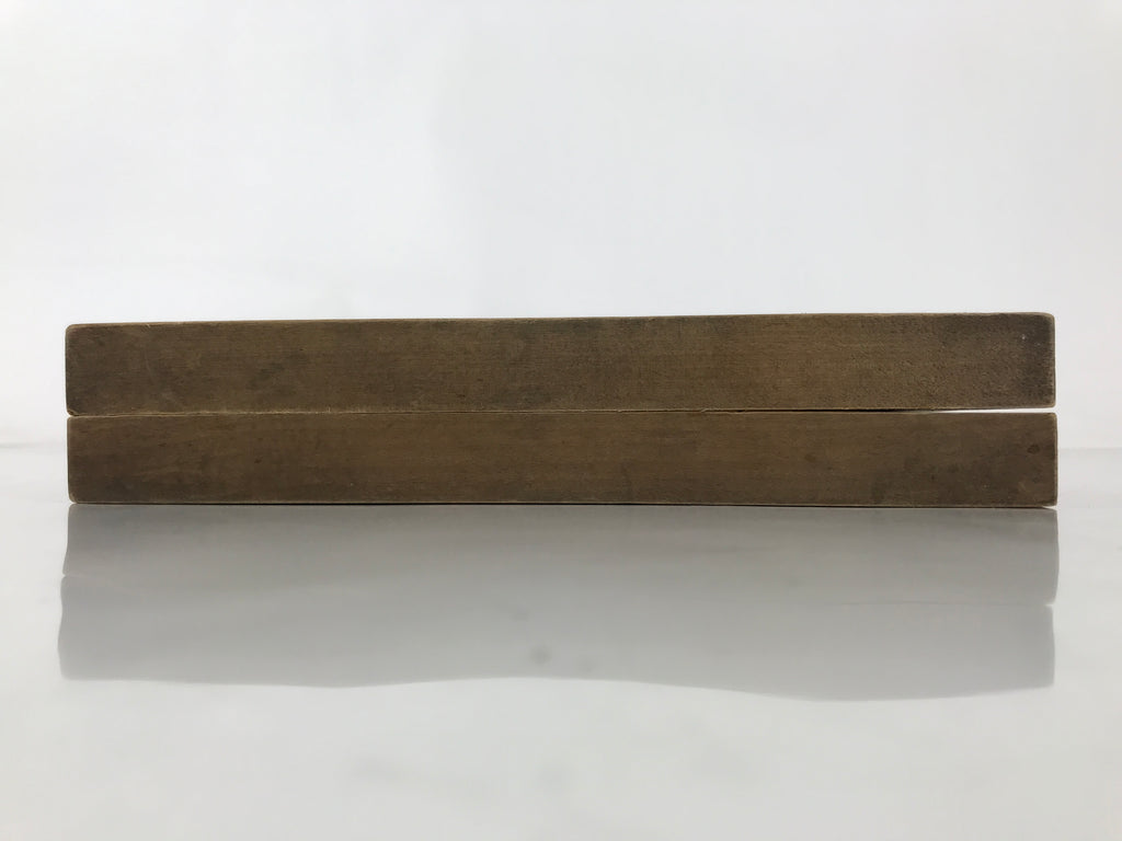 Japanese Wooden Carved Kashigata Cake Mold Sweet Wagashi Rising Sun Crane Kg629