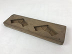 Japanese Wooden Carved Kashigata Cake Mold Sweet Wagashi Tied Kombu Kelp Kg508