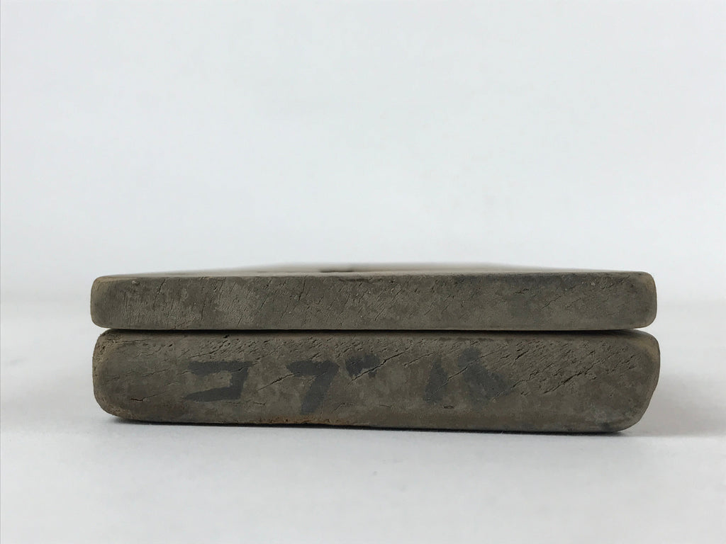 Japanese Wooden Carved Kashigata Cake Mold Sweet Wagashi Tied Kombu Kelp Kg508