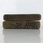 Japanese Wooden Carved Kashigata Cake Mold Sweet Wagashi Tied Kombu Kelp Kg699