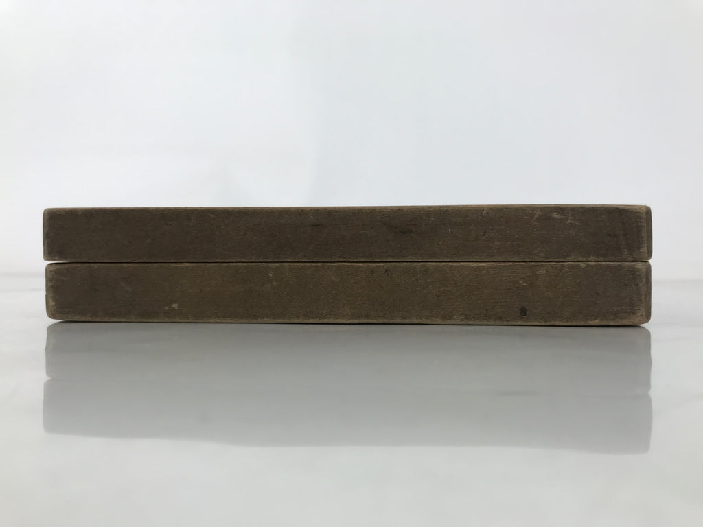 Japanese Wooden Carved Kashigata Cake Mold Sweet Wagashi Tied Kombu Kelp Kg721