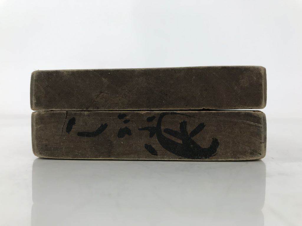Japanese Wooden Carved Kashigata Cake Mold Sweet Wagashi Tied Kombu Kelp Kg721