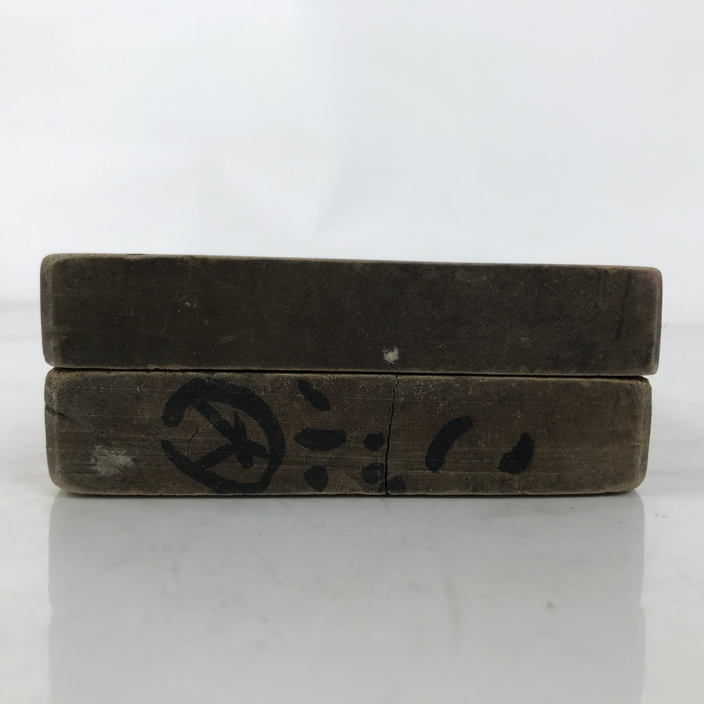 Japanese Wooden Carved Kashigata Cake Mold Sweet Wagashi Tied Kombu Kelp Kg721