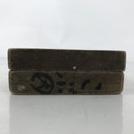 Japanese Wooden Carved Kashigata Cake Mold Sweet Wagashi Tied Kombu Kelp Kg721