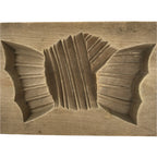 Japanese Wooden Carved Kashigata Cake Mold Sweet Wagashi Tied Kombu Kelp Kg721