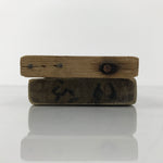 Japanese Wooden Carved Kashigata Cake Mold Sweet Wagashi Tied Kombu Kelp Kg751