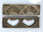 Japanese Wooden Carved Kashigata Cake Mold Sweet Wagashi Tied Kombu Kelp Kg751