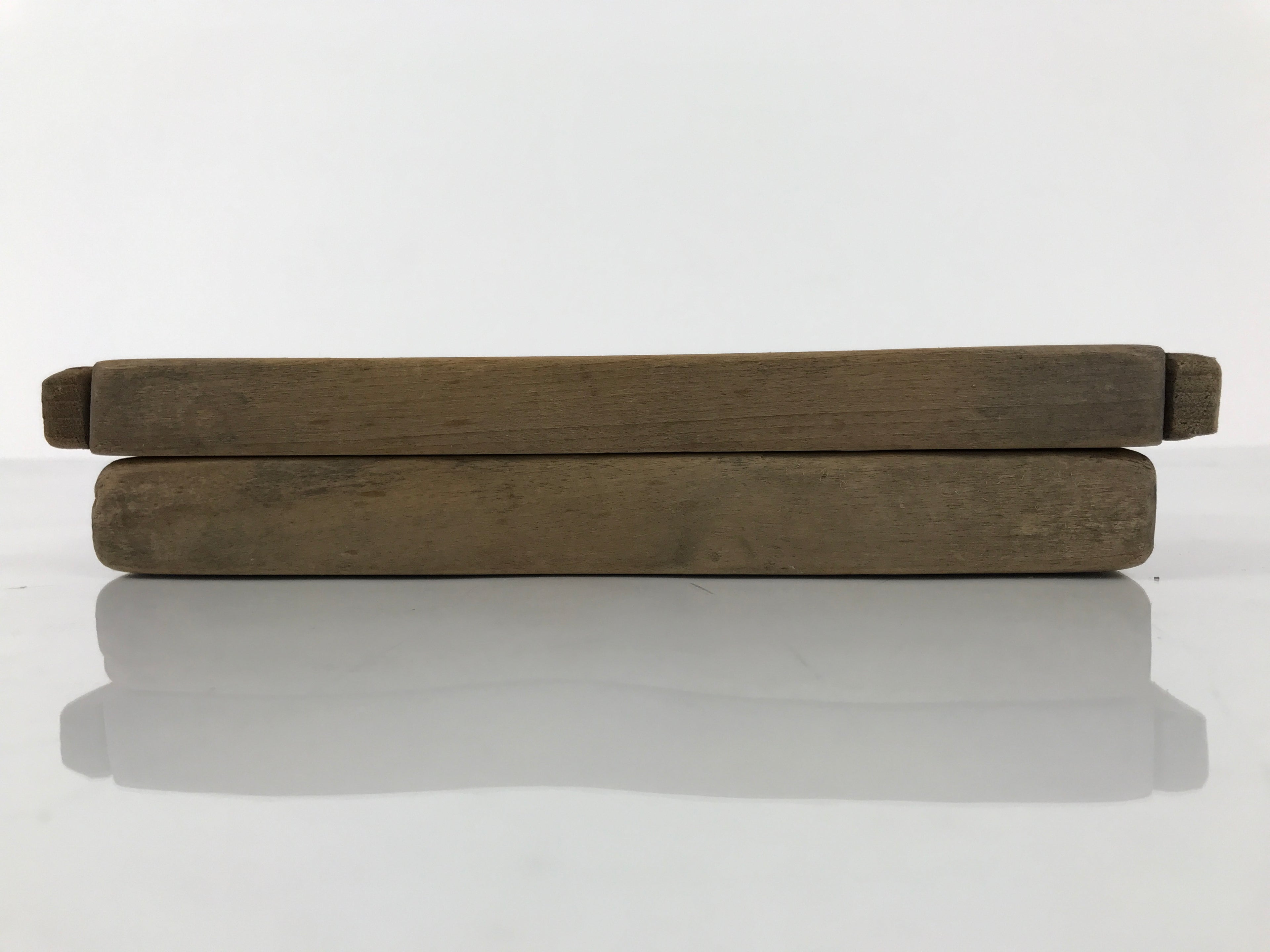 Japanese Wooden Carved Kashigata Cake Mold Sweet Wagashi Tied Kombu Kelp Kg754