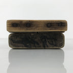 Japanese Wooden Carved Kashigata Cake Mold Sweet Wagashi Tied Kombu Kelp Kg754