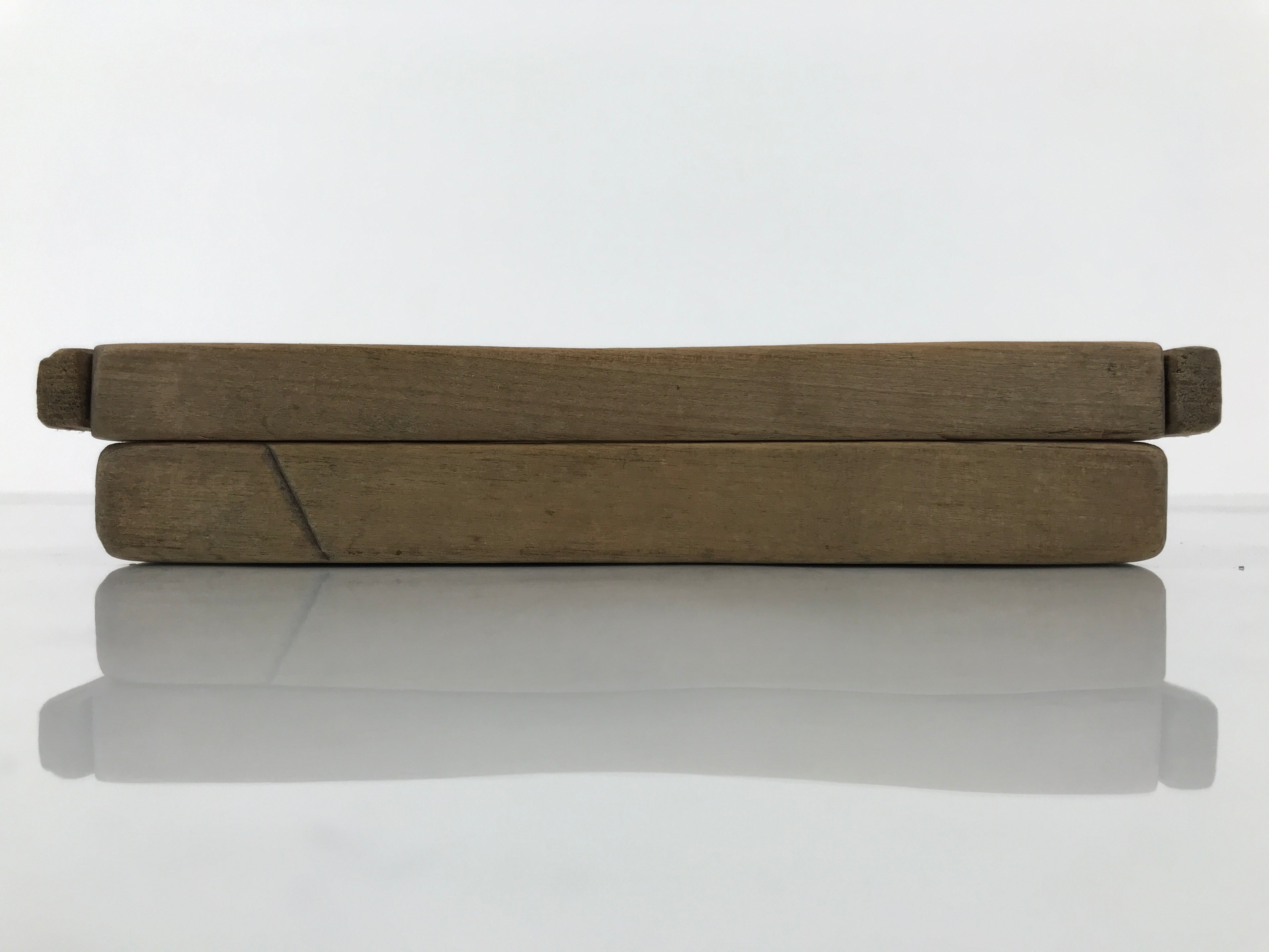Japanese Wooden Carved Kashigata Cake Mold Sweet Wagashi Tied Kombu Kelp Kg754