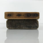 Japanese Wooden Carved Kashigata Cake Mold Sweet Wagashi Tied Kombu Kelp Kg754