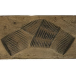 Japanese Wooden Carved Kashigata Cake Mold Sweet Wagashi Tied Kombu Kelp Kg754