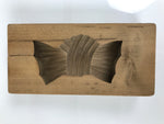 Japanese Wooden Carved Kashigata Cake Mold Sweet Wagashi Tied Kombu Kelp Kg781