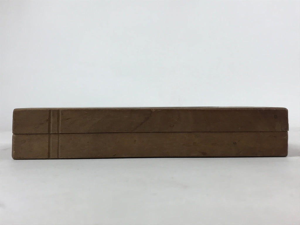 Japanese Wooden Carved Kashigata Cake Mold Vtg Sweet Wagashi Bamboo Kg499
