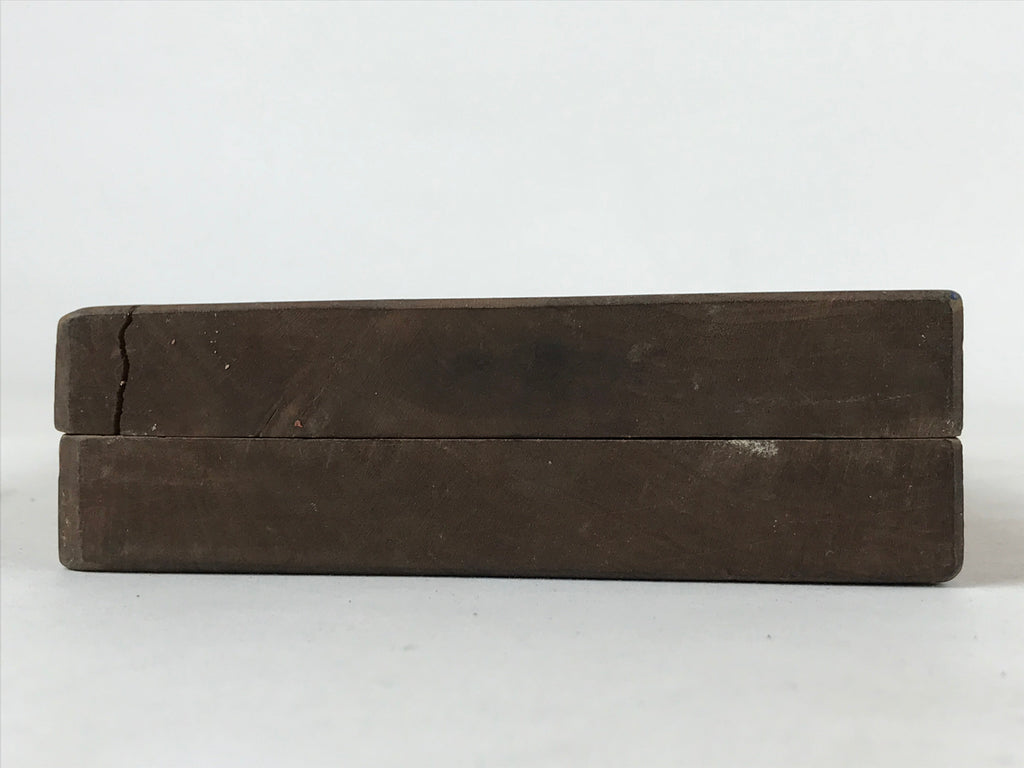 Japanese Wooden Carved Kashigata Cake Mold Vtg Sweet Wagashi Bamboo Kg499