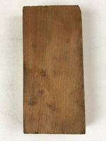 Japanese Wooden Carved Kashigata Cake Mold Vtg Sweet Wagashi Bamboo Shoot Kg516