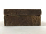 Japanese Wooden Carved Kashigata Cake Mold Vtg Sweet Wagashi Banana Fruit Kg520