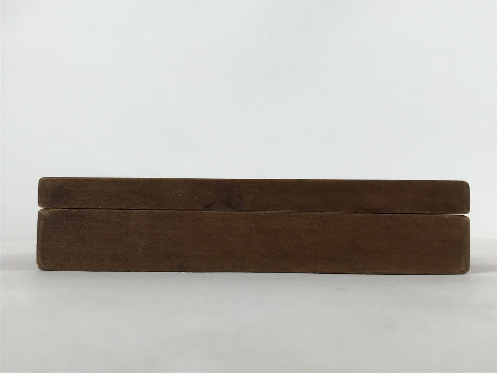 Japanese Wooden Carved Kashigata Cake Mold Vtg Sweet Wagashi Banana Fruit Kg520