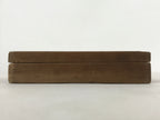 Japanese Wooden Carved Kashigata Cake Mold Vtg Sweet Wagashi Banana Fruit Kg520