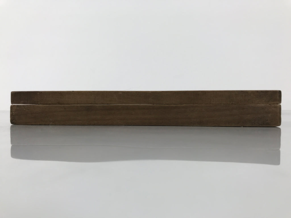 Japanese Wooden Carved Kashigata Cake Mold Vtg Sweet Wagashi Banana Fruit Kg774
