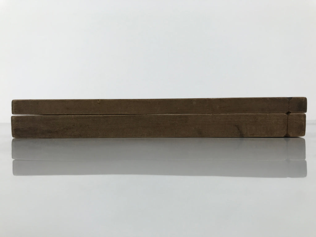 Japanese Wooden Carved Kashigata Cake Mold Vtg Sweet Wagashi Banana Fruit Kg774
