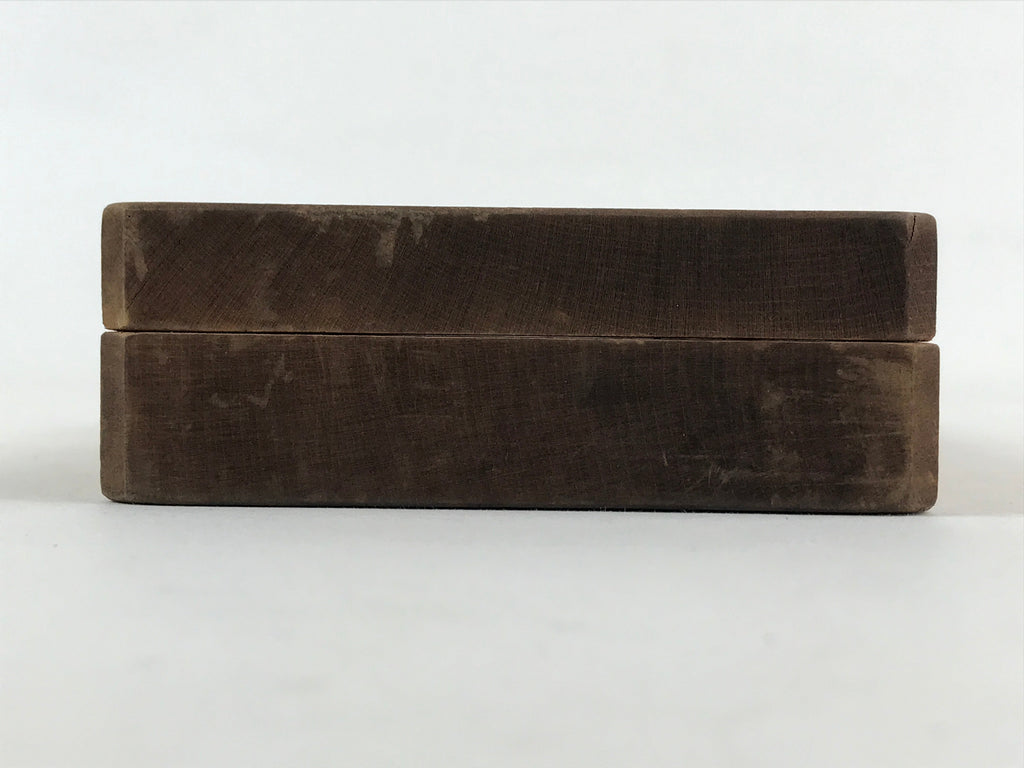 Japanese Wooden Carved Kashigata Cake Mold Vtg Sweet Wagashi Bird Kg466