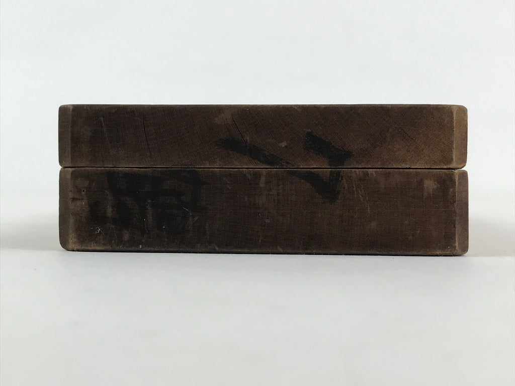 Japanese Wooden Carved Kashigata Cake Mold Vtg Sweet Wagashi Bird Kg466