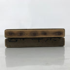 Japanese Wooden Carved Kashigata Cake Mold Vtg Sweet Wagashi Chrysanthemum Kg628