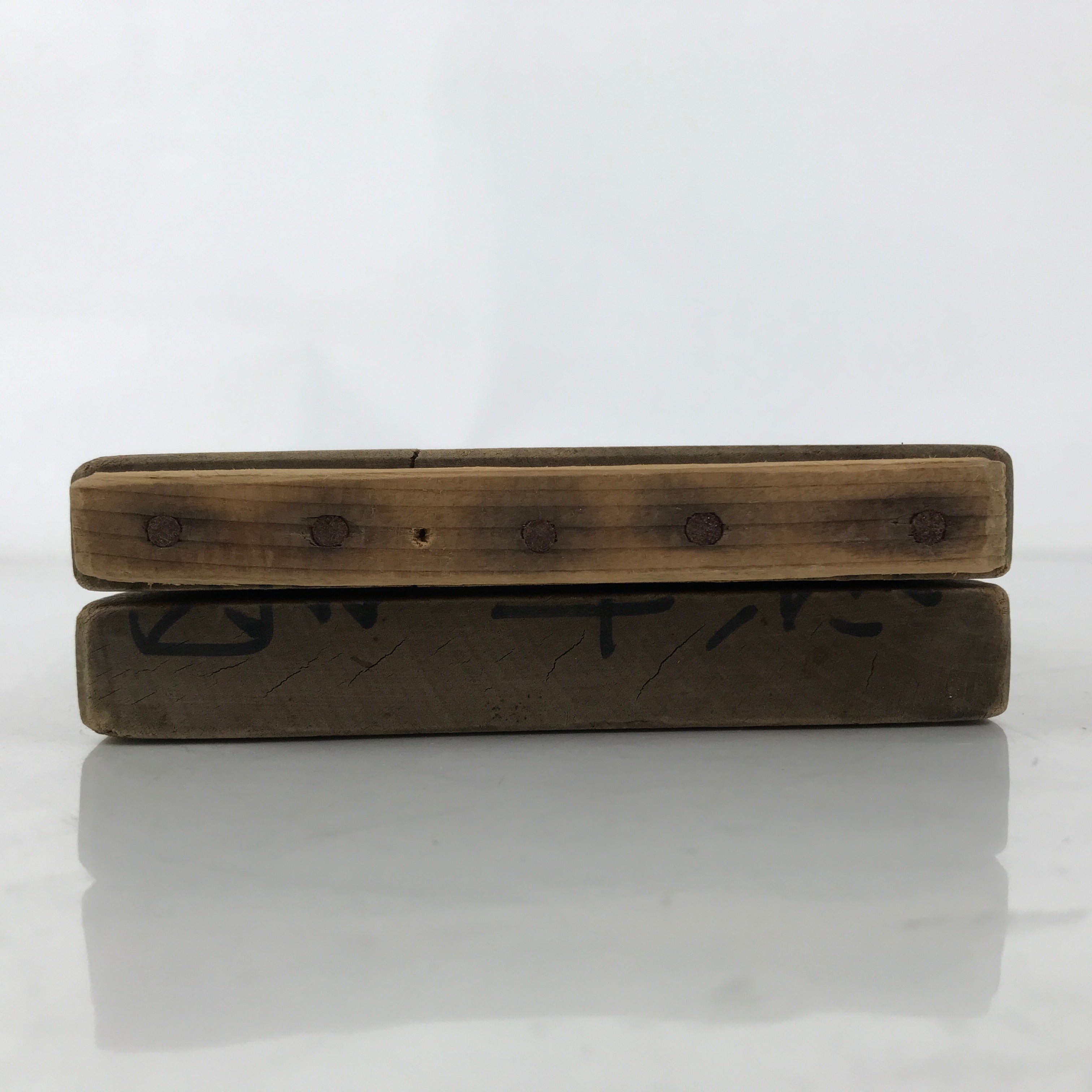 Japanese Wooden Carved Kashigata Cake Mold Vtg Sweet Wagashi Chrysanthemum Kg628
