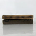 Japanese Wooden Carved Kashigata Cake Mold Vtg Sweet Wagashi Chrysanthemum Kg628