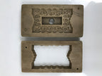 Japanese Wooden Carved Kashigata Cake Mold Vtg Sweet Wagashi Cloud Frame Kg677