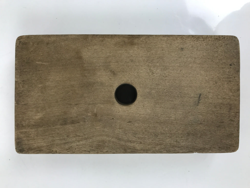 Japanese Wooden Carved Kashigata Cake Mold Vtg Sweet Wagashi Cloud Frame Kg677