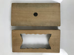 Japanese Wooden Carved Kashigata Cake Mold Vtg Sweet Wagashi Cloud Frame Kg756