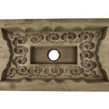 Japanese Wooden Carved Kashigata Cake Mold Vtg Sweet Wagashi Cloud Frame Kg756