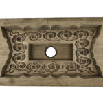 Japanese Wooden Carved Kashigata Cake Mold Vtg Sweet Wagashi Cloud Frame Kg756