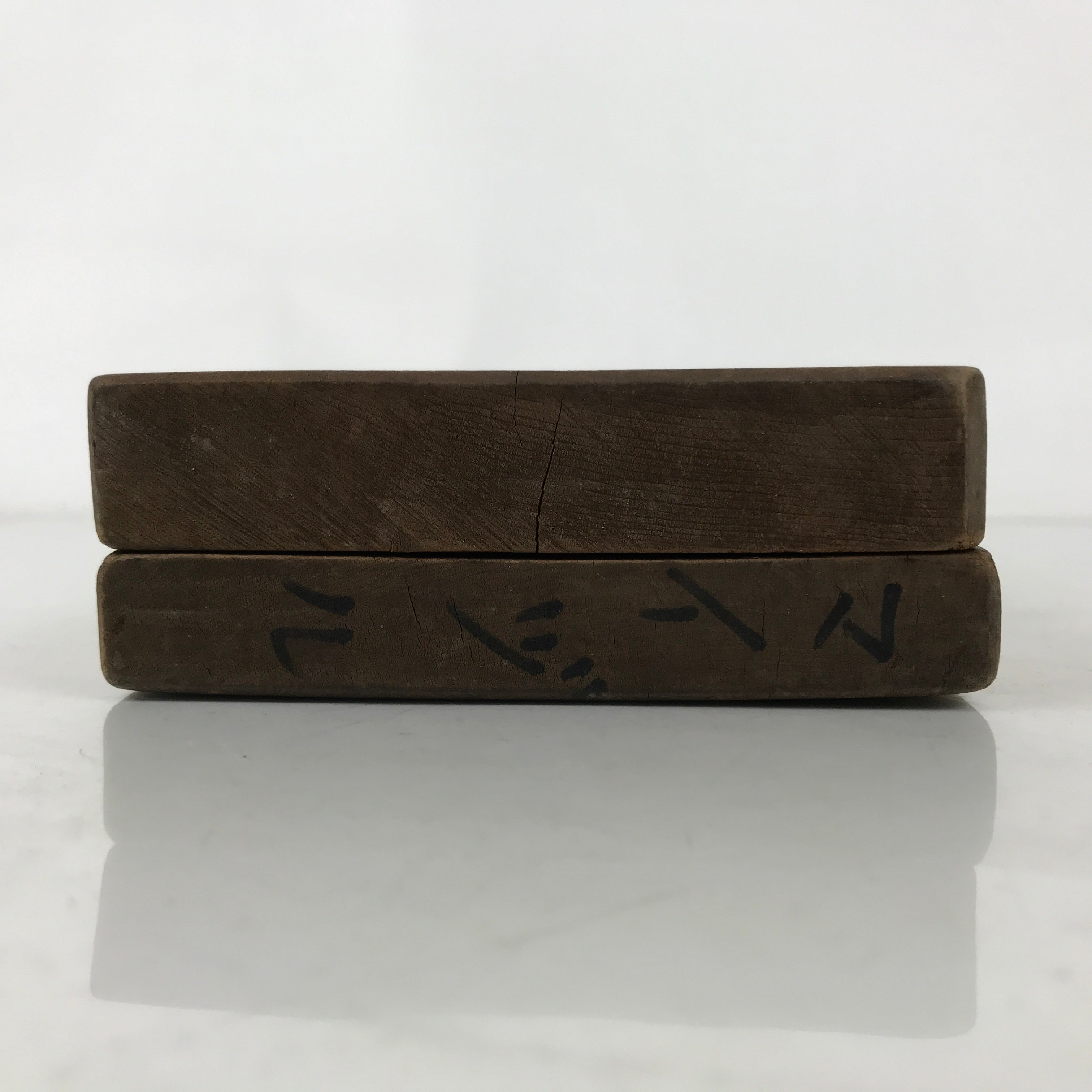 Japanese Wooden Carved Kashigata Cake Mold Vtg Sweet Wagashi Crane Tsuru Kg659