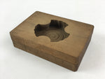 Japanese Wooden Carved Kashigata Cake Mold Vtg Sweet Wagashi Crest Kg470