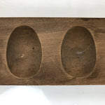 Japanese Wooden Carved Kashigata Cake Mold Vtg Sweet Wagashi Egg Pendant Kg728